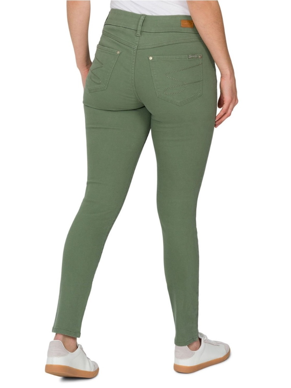 Seven7 Skinny Jeans in Olive tummyless skinny jeans size 10
